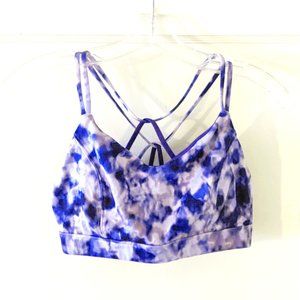 Old Navy Active Strappy Sports Bra, Purple Rain